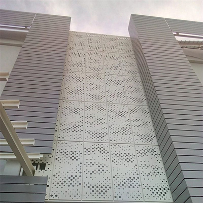 1000x1000 Metal Bina Cepheleri Dış Cephe Perforeli Alüminyum Paneller Cephe