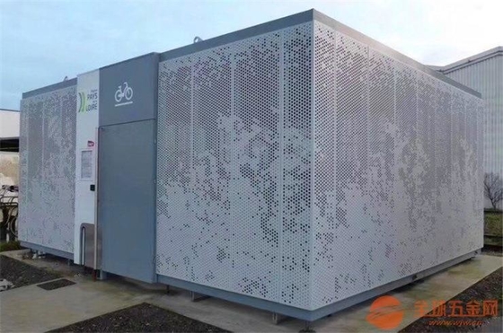 Alüminyum Cephe 3D Lazer Kesim Metal Duvar Panelleri Özelleştirilmiş Desen