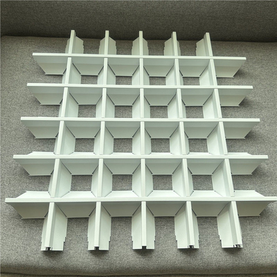 100x100 Metal Açık Hücreli Tavan Piramit Menfez Tavan Sistemi