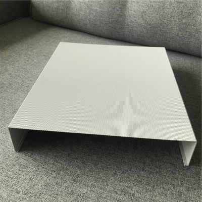 50x150 Alüminyum Metal Tavan Ultra Mikro Perforasyon U Baffle Tavan