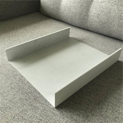 50x150 Alüminyum Metal Tavan Ultra Mikro Perforasyon U Baffle Tavan