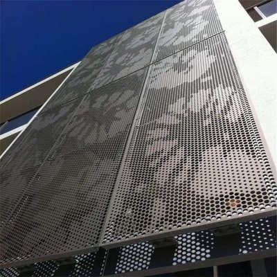 1000x1000 Metal Bina Cepheleri Dış Cephe Perforeli Alüminyum Paneller Cephe