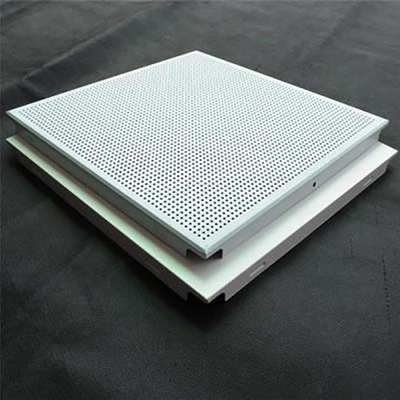 Delikli Alüminyum Tavan Panelleri 500x500mm PE Kaplama
