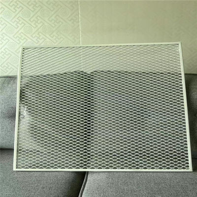 595x595mm Alüminyum Metal Tavan Ekran Mesh Panelinde Yatıyor