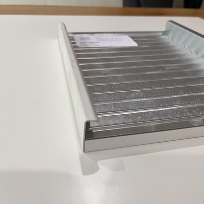 Standart Delikli Panel Üzerinde 1.0mm Alüminyum Metal Tavan Oluklu Kanca