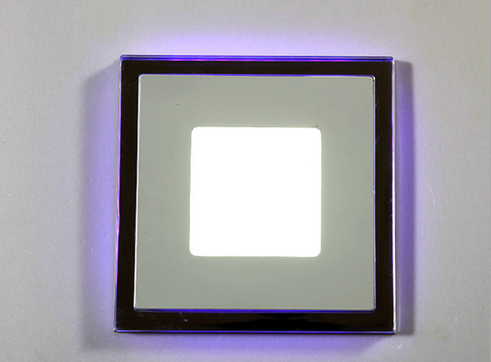 145mm Çap LED Tavan Lambası Lümen 90LM/W Ve 6+3W Dantel İki Renkli Panel