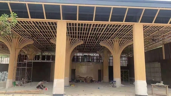 Alüminyum Alaşımlı Modern 100mm Borulu Bölme Tavan 0.7mm Kalınlık