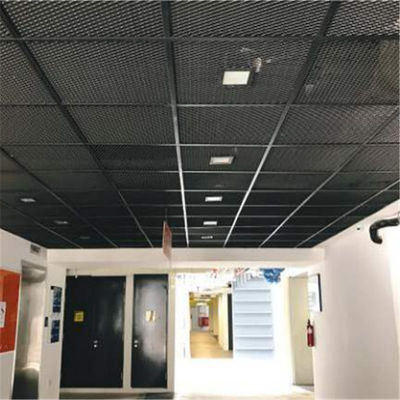 Kütüphane 600 * 600 Alüminyum Tavan Paneli Genişletilmiş Hasır Tavan Sistemine Yerleştirildi