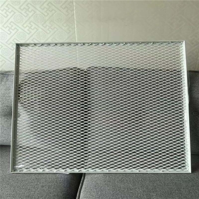 Genişletilmiş Mesh Tavan Sistemine 600 * 600 Alüminyum Tavan Paneli Lay