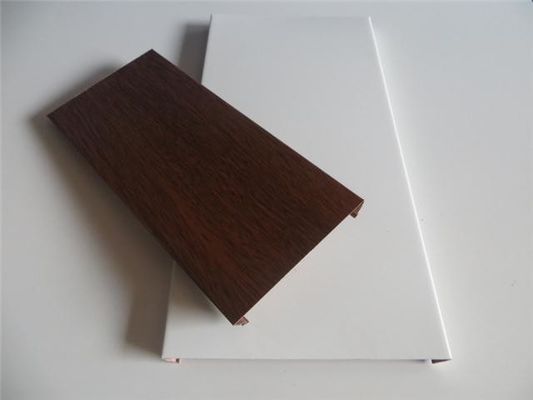 185x3000mm U Şerit Alüminyum Metal Tavan Özelleştirilebilir Renk Hafif