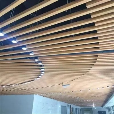 Alışveriş Merkezi Alüminyum U Bölme Tavan 0.5mm Kalınlık Sökülmesi Kolay