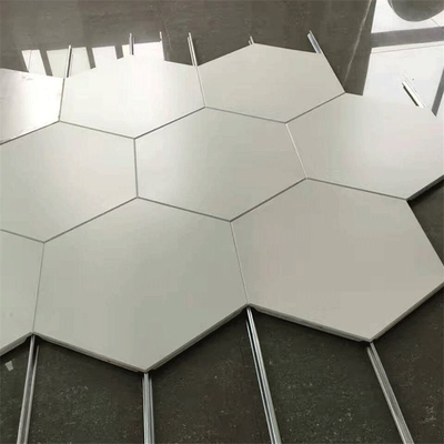 Kongre Merkezi İçin Tavan 0.7mm Kalınlığında Alüminyum Altıgen Klips