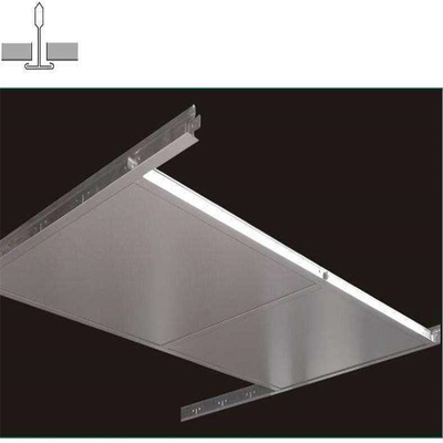 600mm X 600mm Alüminyum Metal Tavan, Tavan Sistemi Keskin Kenarlı