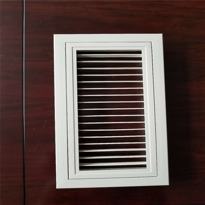 Konferans Odası İçin Alüminyum Alaşımlı Metal Güneş Panjuru Hava Difüzörü 10869x180mm