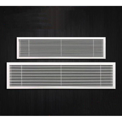 Konferans Odası İçin Alüminyum Alaşımlı Metal Güneş Panjuru Hava Difüzörü 10869x180mm