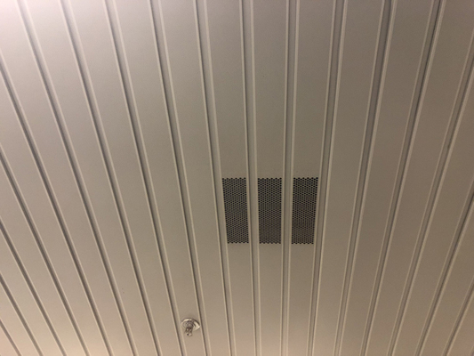 Metro İstasyonu İçin Özelleştirilebilir Renkli G Şerit Alüminyum Metal Tavan