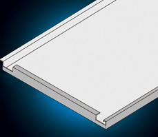 Metro İstasyonu İçin Tavanda Yüksek Sertlik Alüminyum Kanca 1500 * 4000 * 25mm