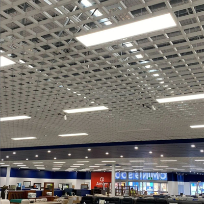 T15 Yapılı 600x1200mm Alüminyum T Izgara Açık Hücreli Tavan