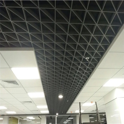 Su geçirmez Alüminyum Üçgen Açık Hücreli Tavan 200x200x200mm