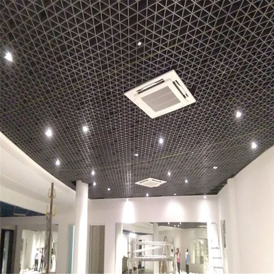 Su geçirmez Alüminyum Üçgen Açık Hücreli Tavan 200x200x200mm
