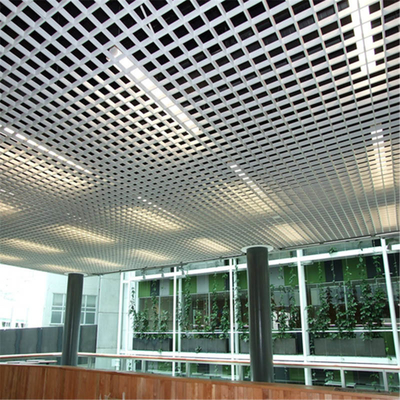 50x50mm Alüminyum Açık Hücreli Tavan Metal Izgara Tavan Toz Boya