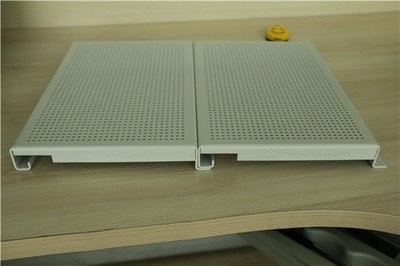 Metro İstasyonu için 1500 * 4000mm Kanca Kaplama Alüminyum Metal Tavan