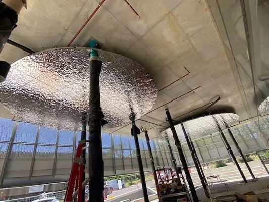30mm Alüminyum Metal Tavan Galvanizli Çelik Su Dalgalanma Kancası Tavan 600 * 1320mm