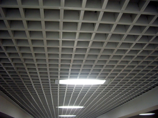 Metro İstasyonu İçin Suya Dayanıklı Ses Emme Alüminyum Izgara Tavan