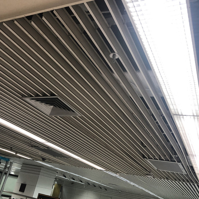 Dış Duvar Dekorasyonu İçin Yangına Dayanıklı Alüminyum B Ekran Tavan 200x3000mm