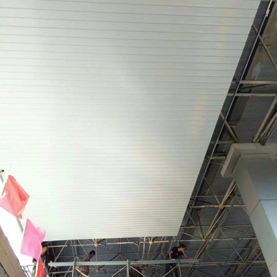 Alışveriş merkezi Dekorasyonu için Yangına Dayanıklı Alüminyum C Şerit Tavan