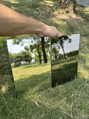 600x600 Paslanmaz Çelik Tavan Karosu Ayna Yerleştirme Akustik Tavan Karosu