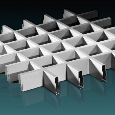 250mm Kolay Kurulum Izgara Alüminyum Tavan Karoları