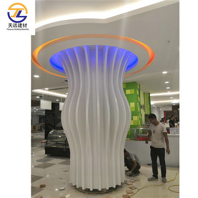2MM 3MM Fireproof Aluminum Composite Panel Mall Aluminum Acp Sheet PVDF Coating