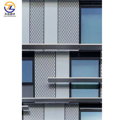 Slat Aluminum Screen Heat Insulation Strip False Ceiling For Office Building