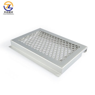 Fireproof Artistic Aluminum Honeycomb Panel Square Aluminum Baffle Ceiling