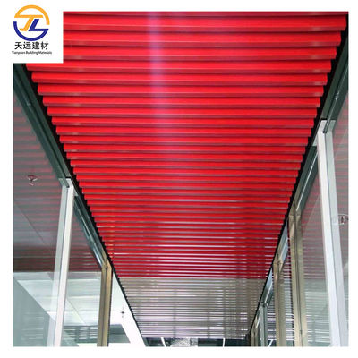 Fireproof Metal Aluminum Railing 60 X 60 Roof Aluminium Ceiling Tiles Humidity Resistance