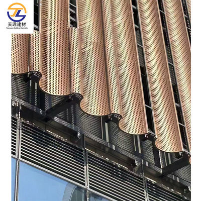 Sleek Aluminum Window Grilles C Shaped Strip Ceiling Exterior Aluminium Cladding Panels