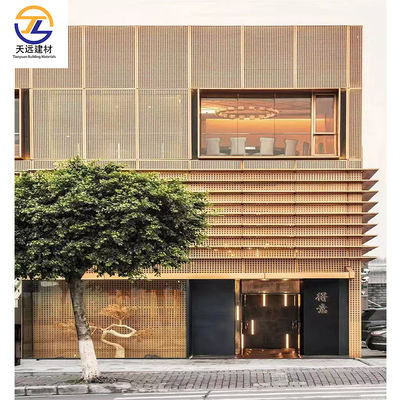 Sleek Aluminum Window Grilles C Shaped Strip Ceiling Exterior Aluminium Cladding Panels