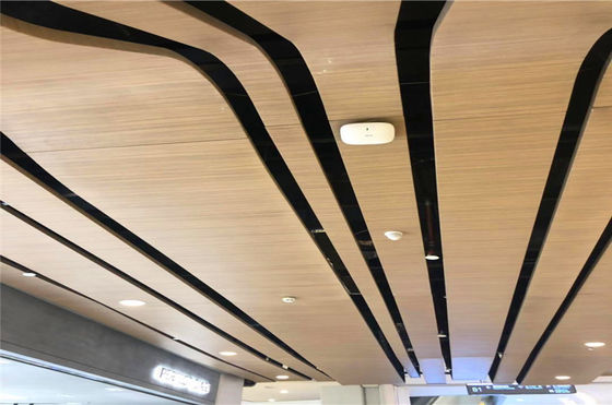 Spraying Coating Brushed Aluminium Tiles 1.2mm Adhesive Suspended Ceiling Panel