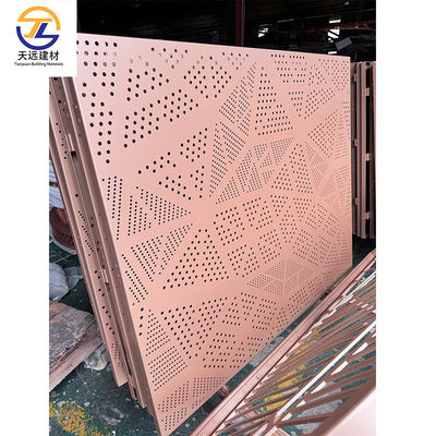 Extrusion Moulding Forming PVDF Aluminium Cladding C Shaped Perforated Aluminum Acoustic Panels