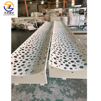 C Shaped Aluminum Tile Customized  Anti Static Aluminium Sheet Wall Panel