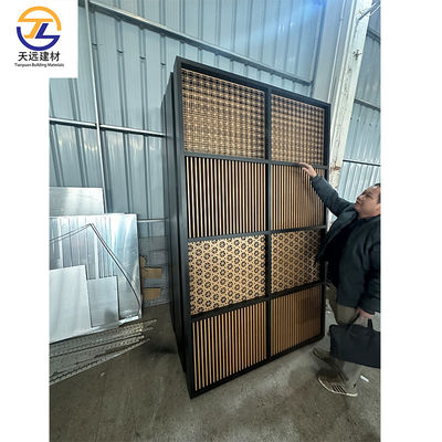 Corrosion Resistant Aluminum Metal Ceiling 1.0mm Grid Aluminum Building Cladding