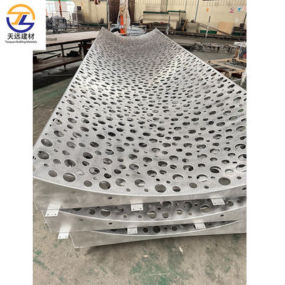 Grid Suspended Aluminum Honeycomb Panel Smokeproof Interior Metal Wall Panels
