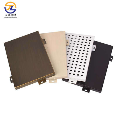 Customized Aluminum Curtain Wall for Office Building Ceiling with Different Perforation Options