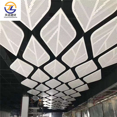 Customized Aluminum Curtain Wall for Office Building Ceiling with Different Perforation Options