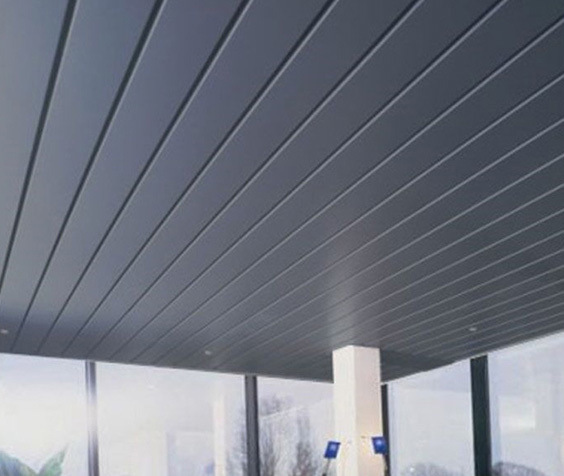 G Strip 0.5mm Alüminyum Metal Tavan Panelleri 100mm Genişlik Toz Boyalı