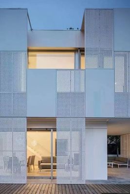 200mm 300mm Aluminum Tile Aluminium Cladding Panels ISO9000