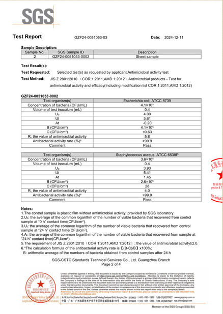 Çin Guangzhou Season Decoration Materials Co., Ltd. Sertifikalar